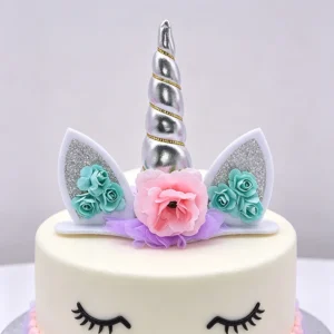 Rainbow Unicorn Cake Topper Kids Girl Birthday Party DIY Decoration Baby Shower Wedding Favors Unicorn Theme Party Supplies